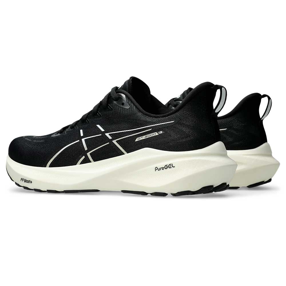 Men's GT-2000 13 Running Shoe - Black/White - Wide (2E)
