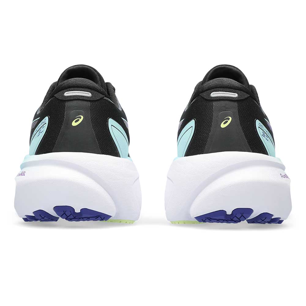 Women's Gel-Kayano 30 Running Shoe - Black/Glow Yellow - Regular (B)