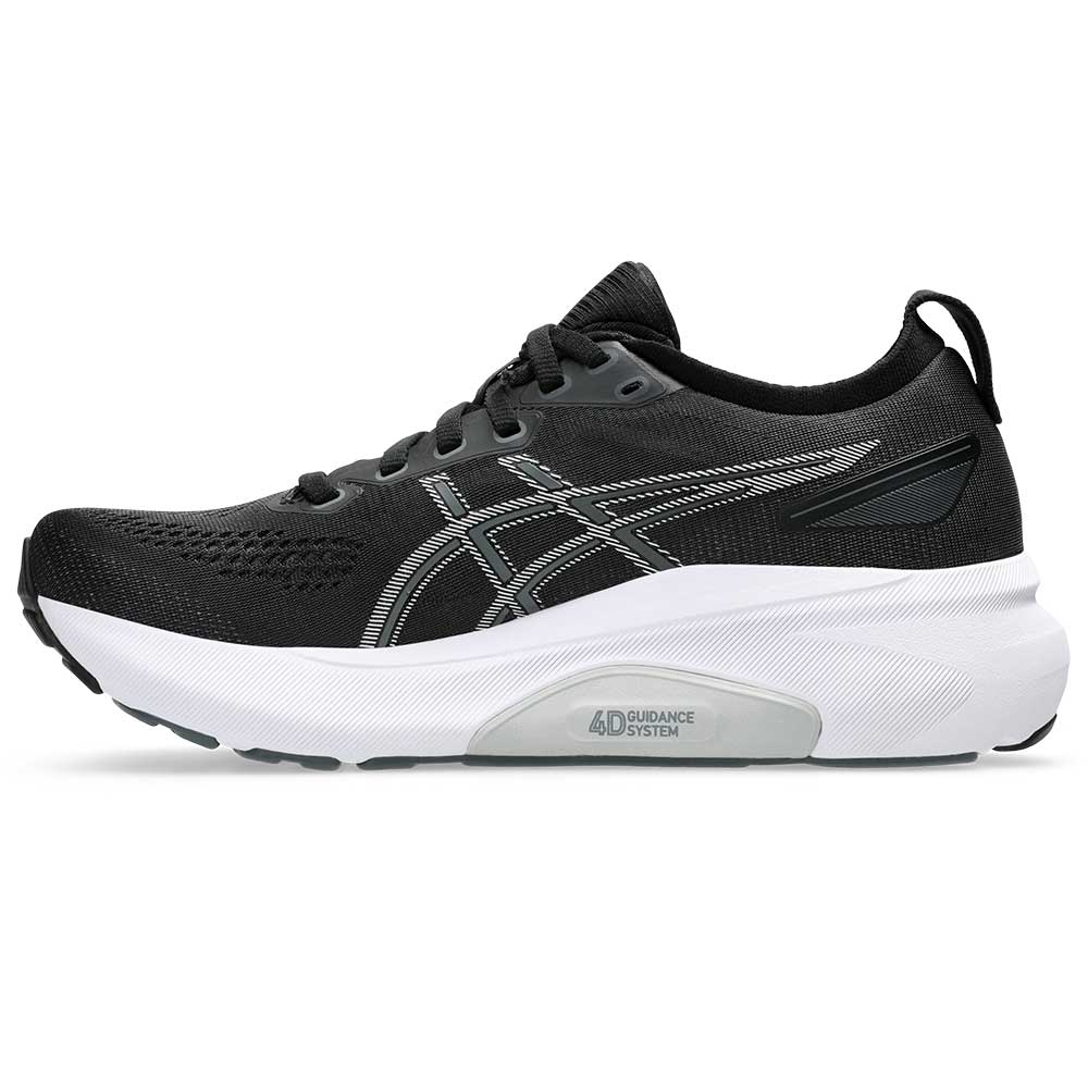 Women's Gel-Kayano 31 Running Shoe - Black/Pure Silver - Wide (D)
