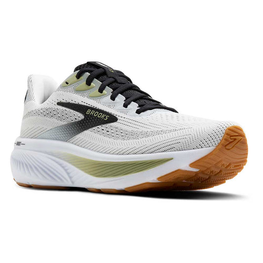 Men's Ghost 17 Running Shoe - White/Black/Tea- Regular (D)