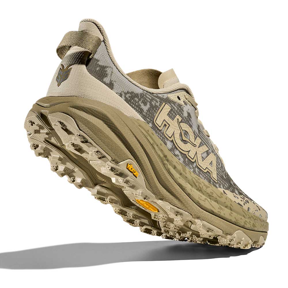 Men's Speedgoat 6 Trail Running Shoe - Oyster Mushroom/Wild Mushroom - Regular (D)