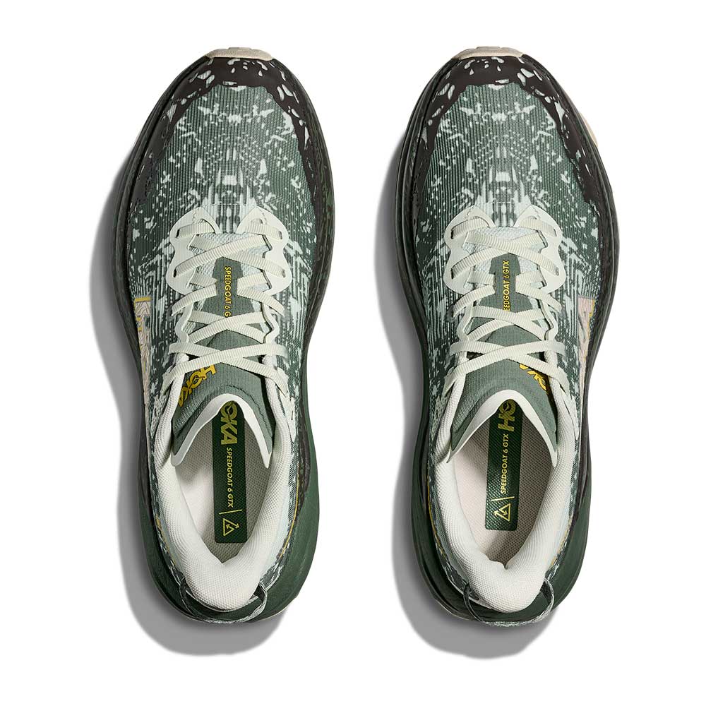 Men's Speedgoat 6 GTX Trail Running Shoe - Sea Glass/Fern - Regular (D)