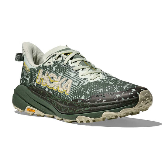 Men's Speedgoat 6 GTX Trail Running Shoe - Sea Glass/Fern - Regular (D)