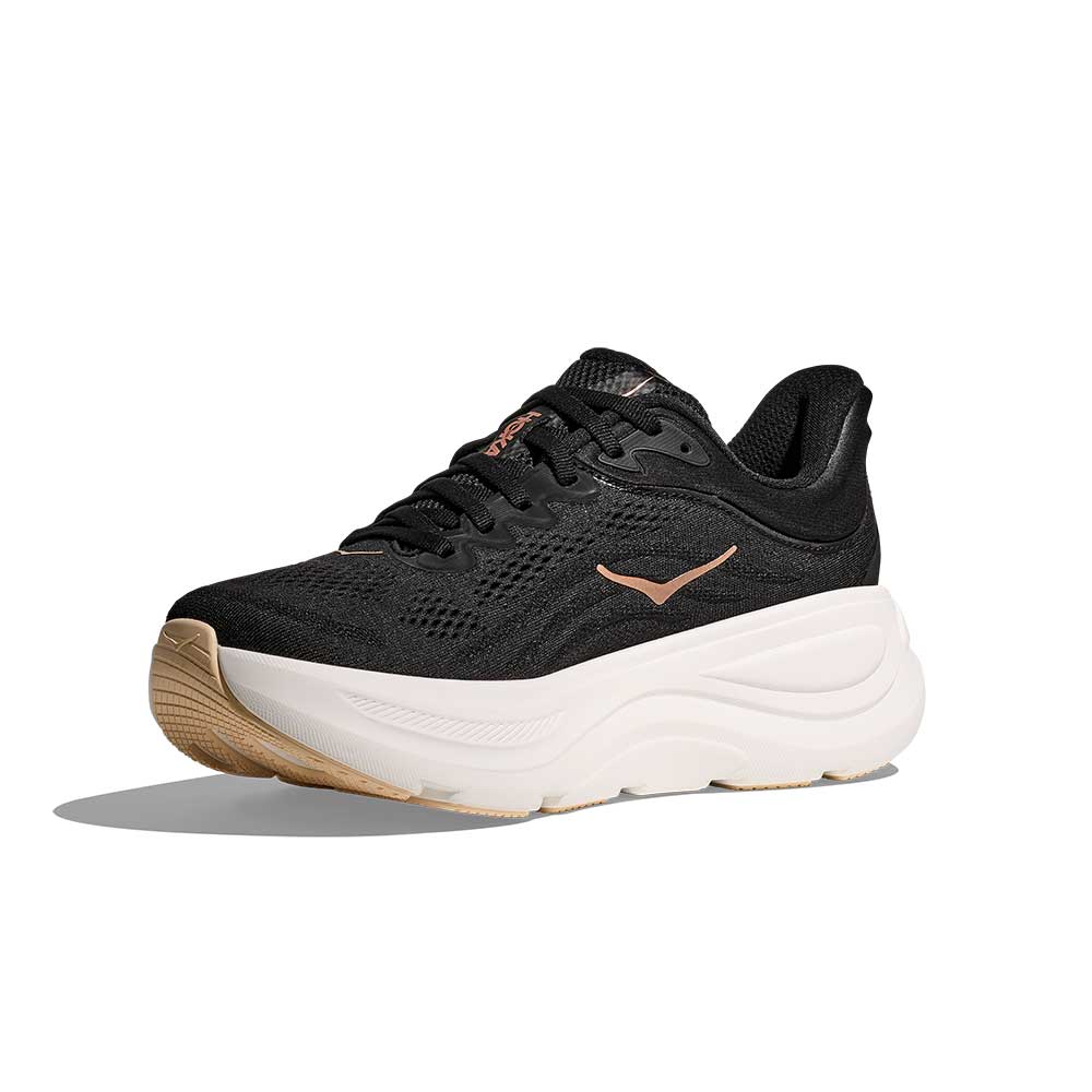 Women's Bondi 9 Running Shoe - Black/Rose Gold - Regular (B)