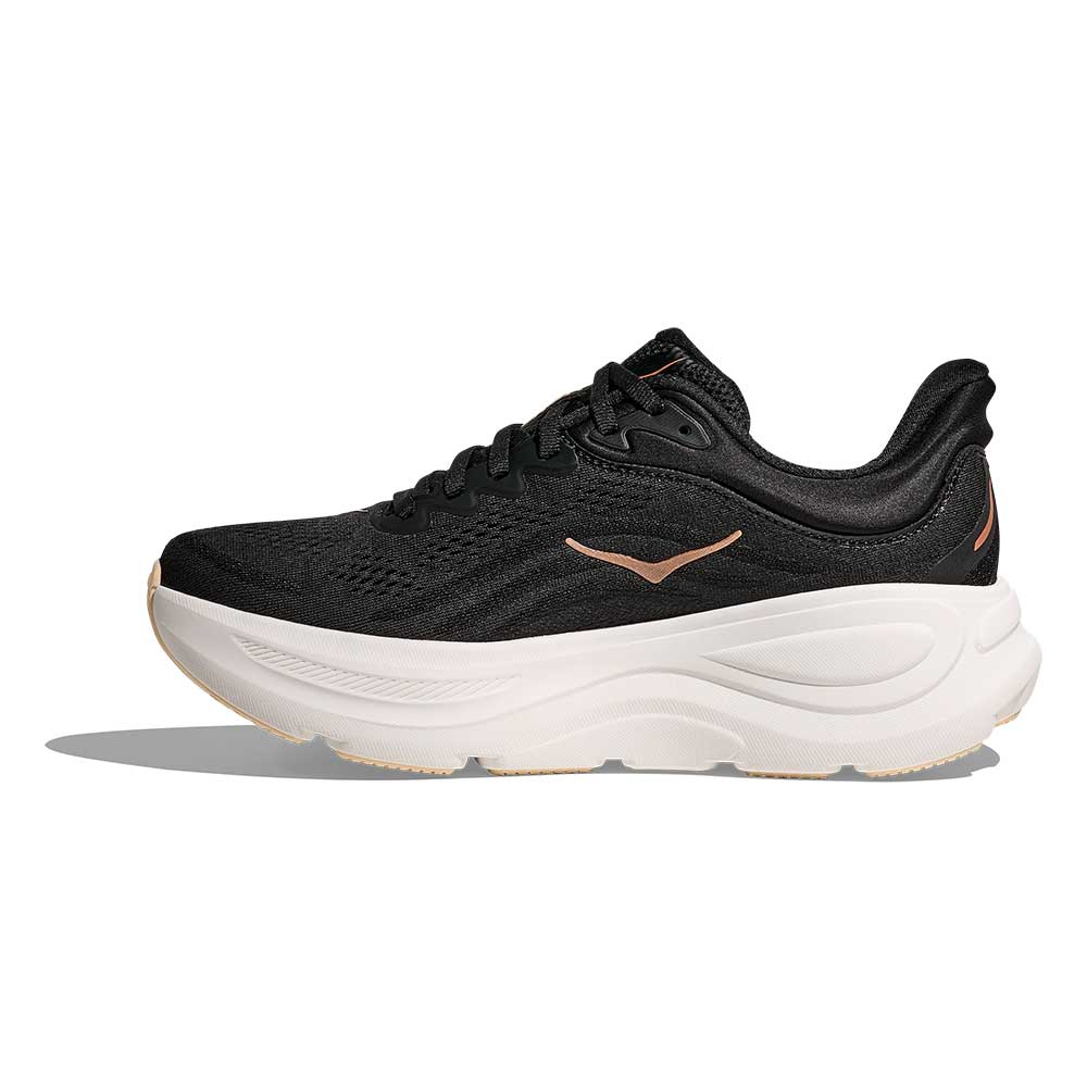 Women's Bondi 9 Running Shoe - Black/Rose Gold - Regular (B)