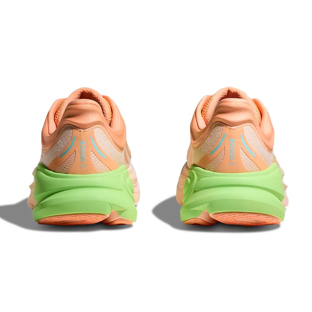 Women's Bondi 9 Running Shoe - Frost/Pale Tangerine - Regular (B)