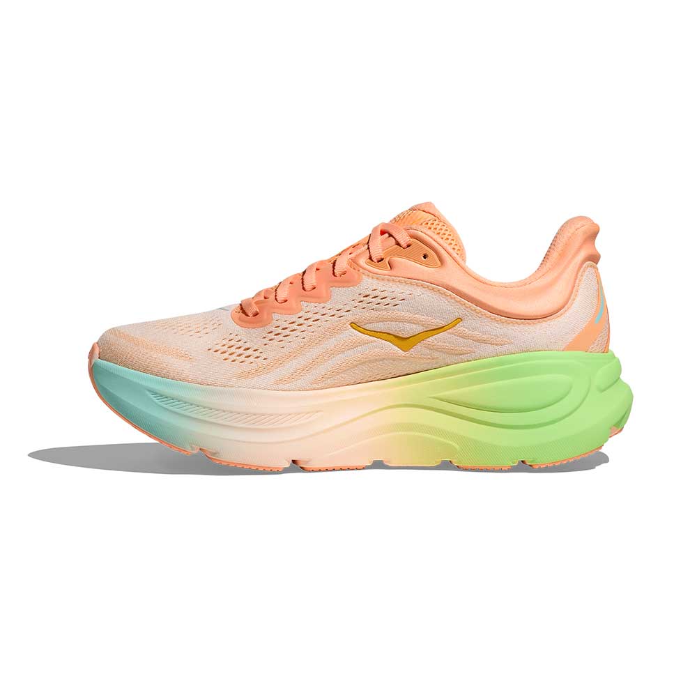 Women's Bondi 9 Running Shoe - Frost/Pale Tangerine - Regular (B)