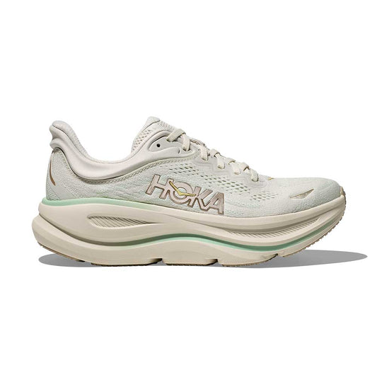 Women's Bondi 9 Running Shoe - Truffle Salt/Sea Glass - Regular (B)