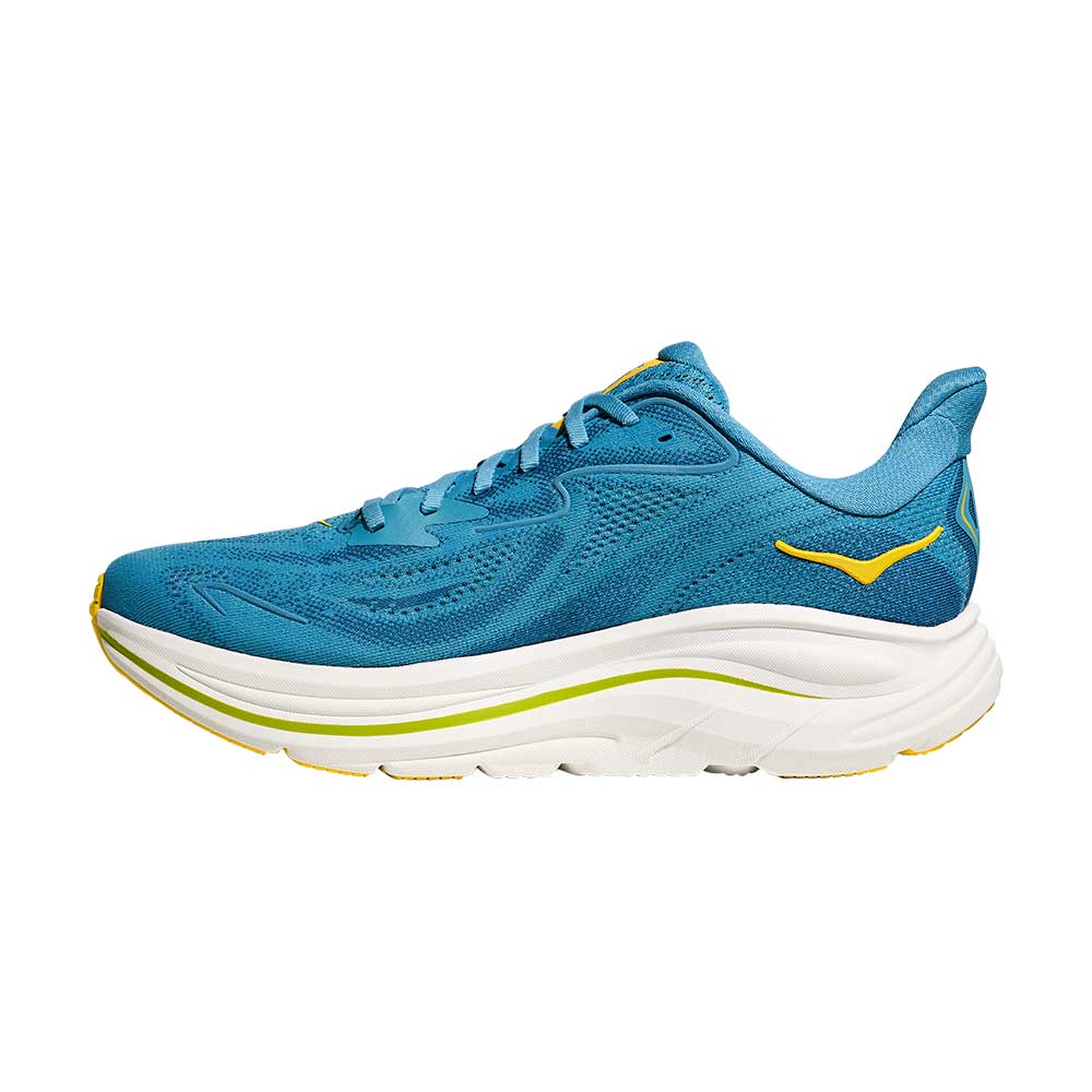 Men's Clifton 10 Running Shoe - Alpine Blue/Foggy Night - Regular (D)