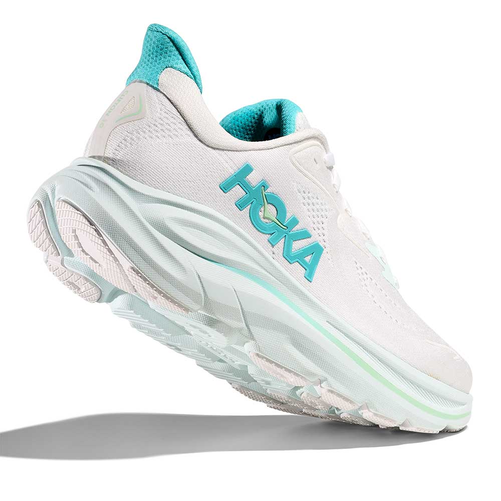 Women's Clifton 10 Running Shoe - White/Cielo Blue - Regular (B)