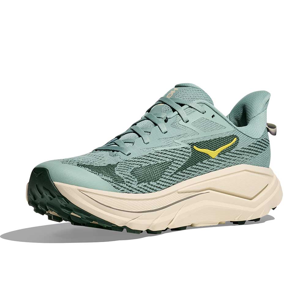 Men's Challenger 8 Trail Running Shoe - Jade/Truffle Salt - Wide (2E)
