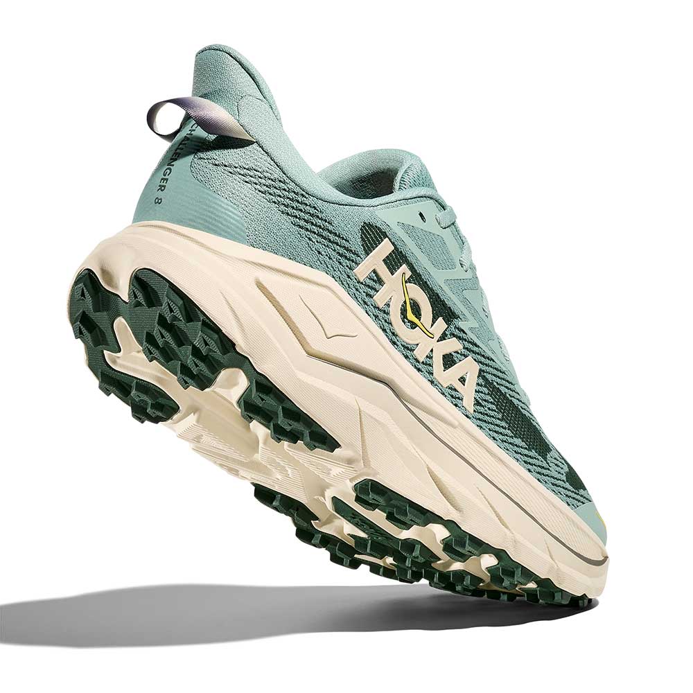 Men's Challenger 8 Trail Running Shoe - Jade/Truffle Salt - Wide (2E)