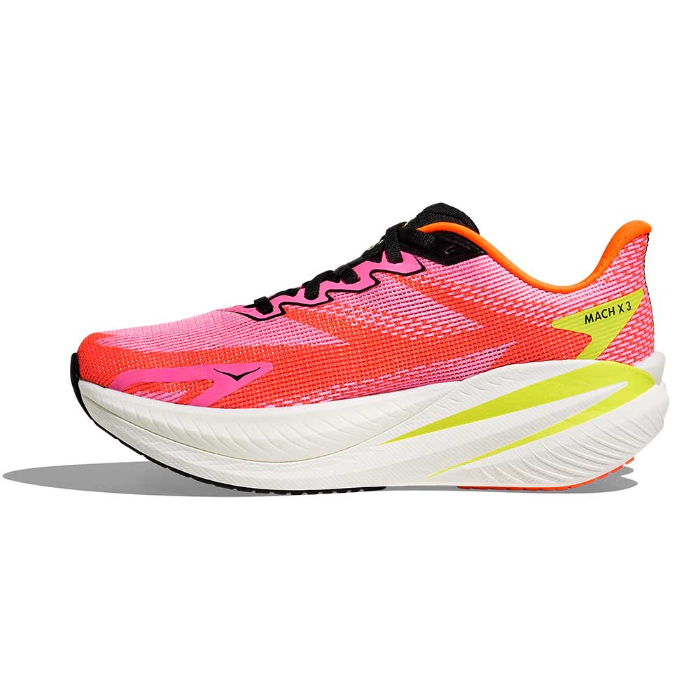 Women's Mach X 3 Running Shoe - Neon Rose/Neon Tangerine - Regular (B)