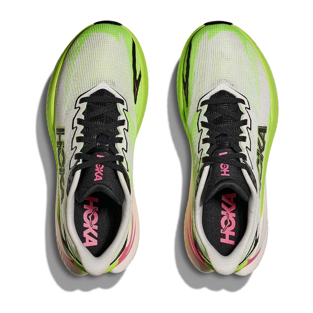 Women's Mach X 3 Running Shoe - White/Neon Lime - Regular (B)