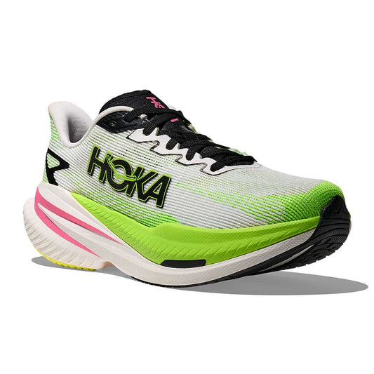 Women's Mach X 3 Running Shoe - White/Neon Lime - Regular (B)