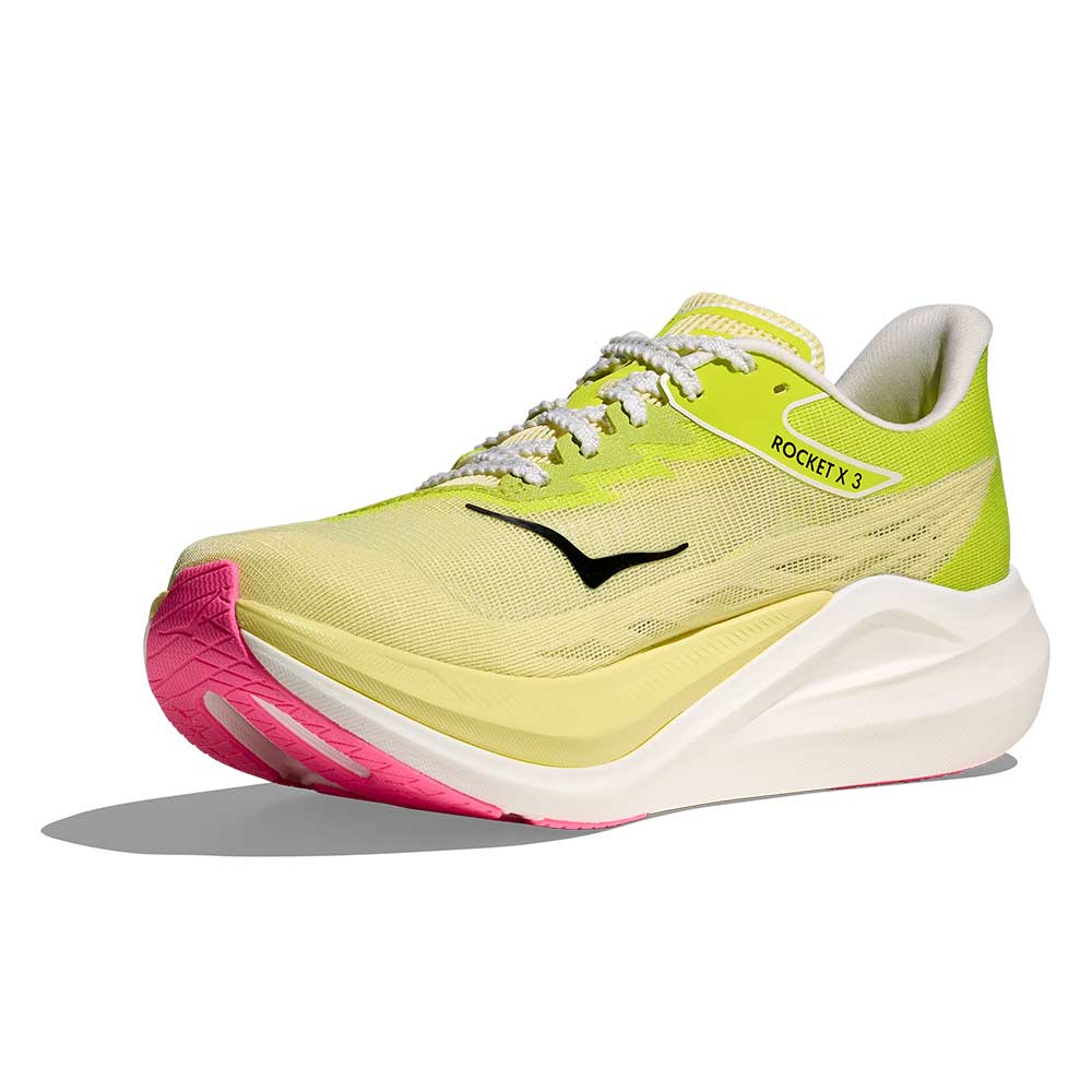 All Gender Rocket X 3 Running Shoe - Sunlight/Neon Hoka Citrus - Regular (D)