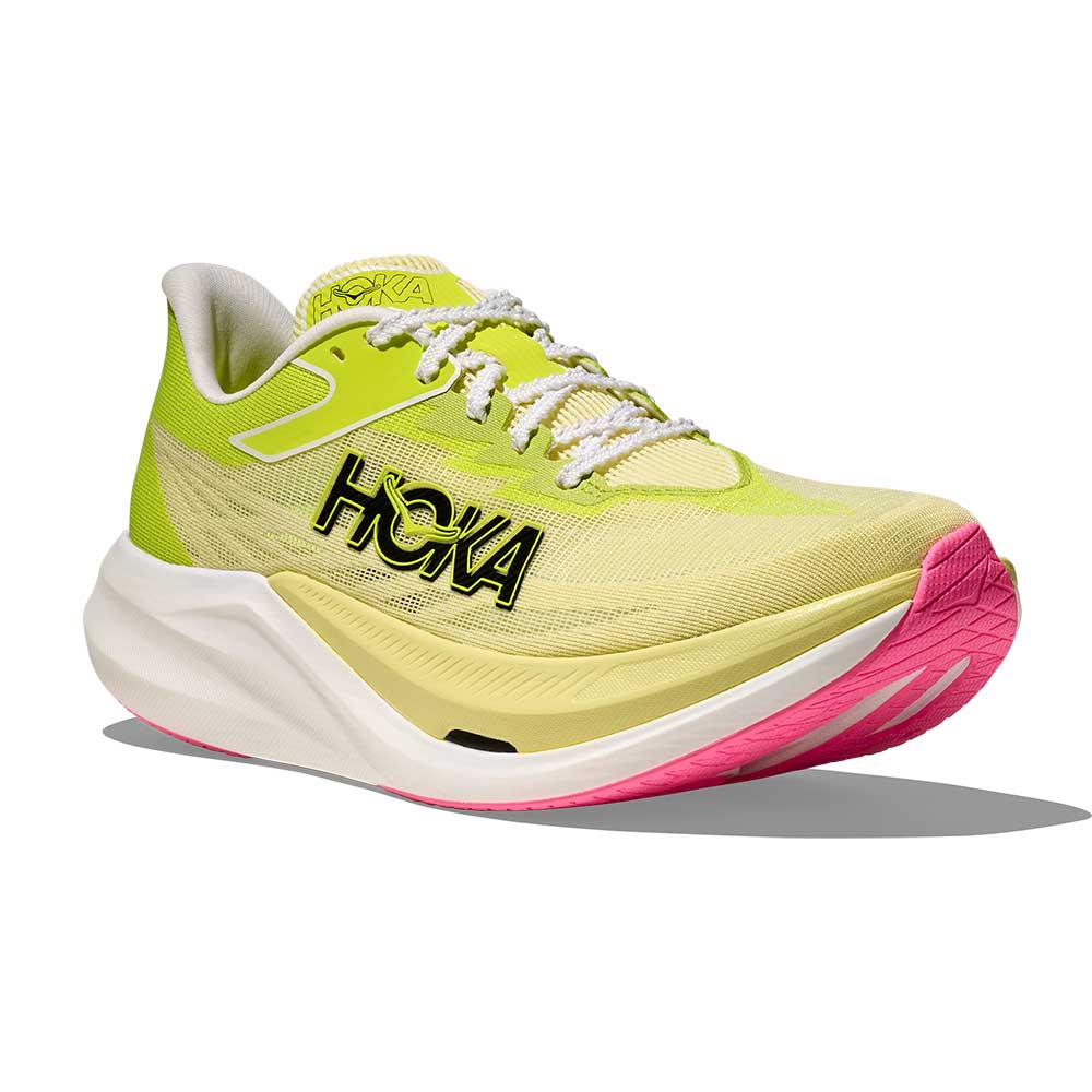 All Gender Rocket X 3 Running Shoe - Sunlight/Neon Hoka Citrus - Regular (D)