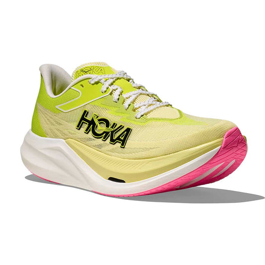 All Gender Rocket X 3 Running Shoe - Sunlight/Neon Hoka Citrus - Regular (D)