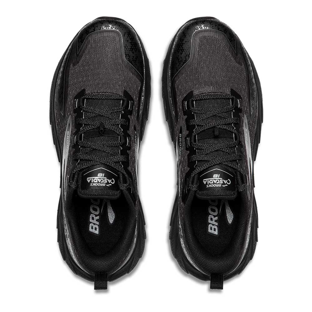 Women's Cascadia 18 Running Shoe - Black/Blackened Pearl/Grey - Regular (B)