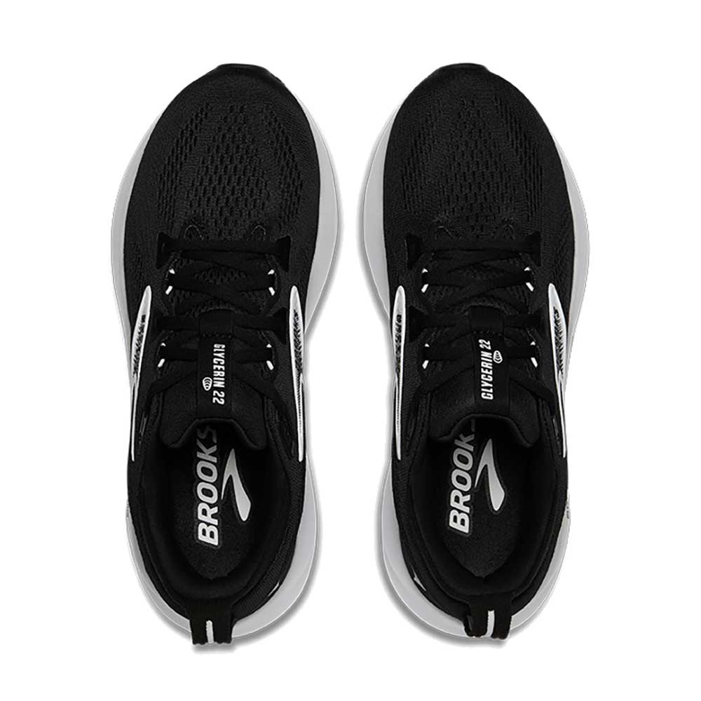 Women's Glycerin 22 Running Shoe - Black/Grey/White - Regular (B)