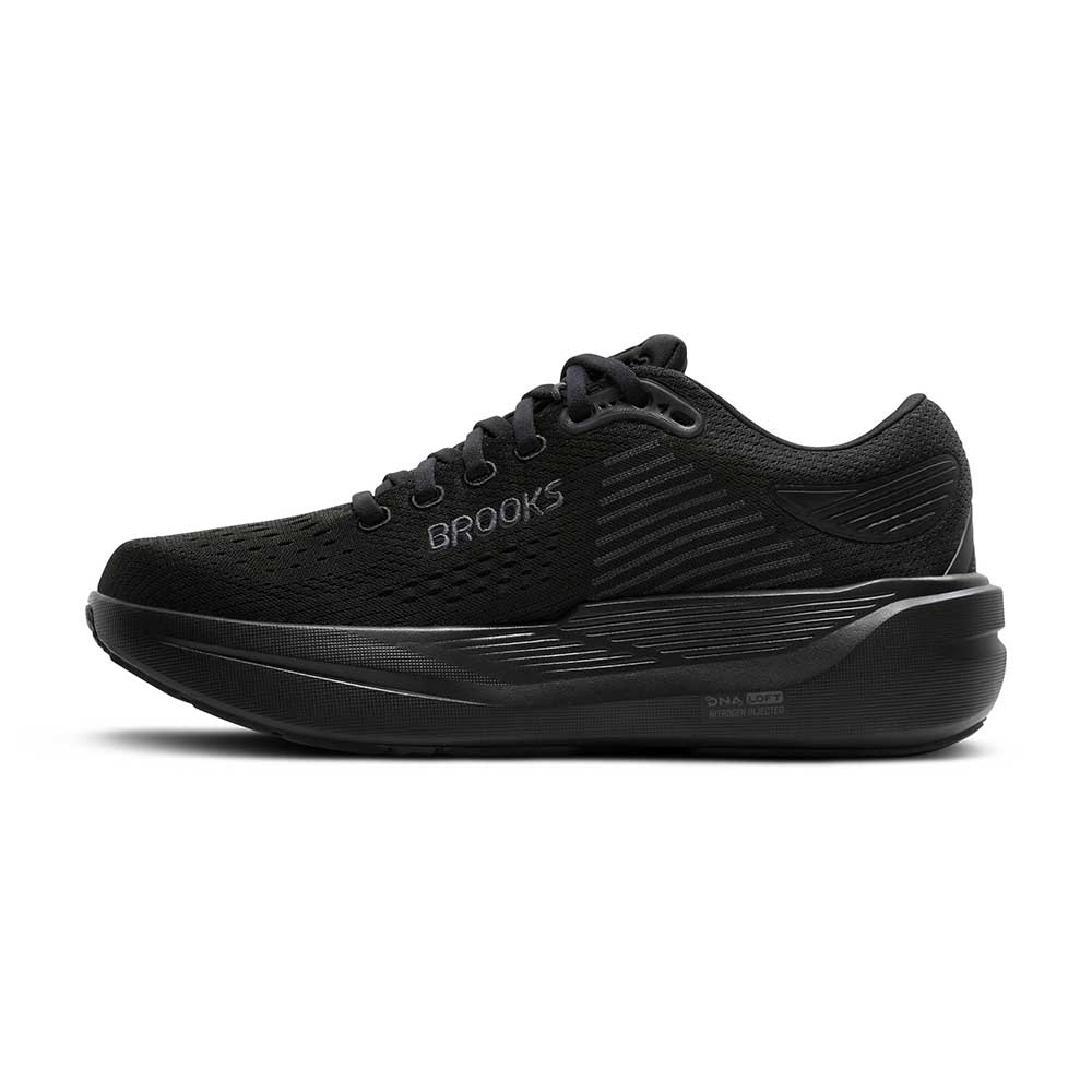 Women's Ghost Max 3 Running Shoe - Black/Black/Ebony - Regular (B)