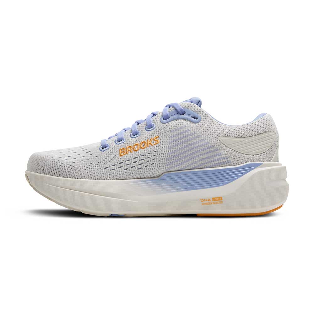 Women's Ghost Max 3 Running Shoe - Coconut/Blue Heron/Orange - Regular (B)