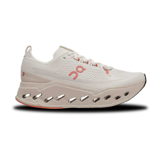 Women's Cloudsurfer Max Running Shoe - Ivory/Salmon - Regular (B)