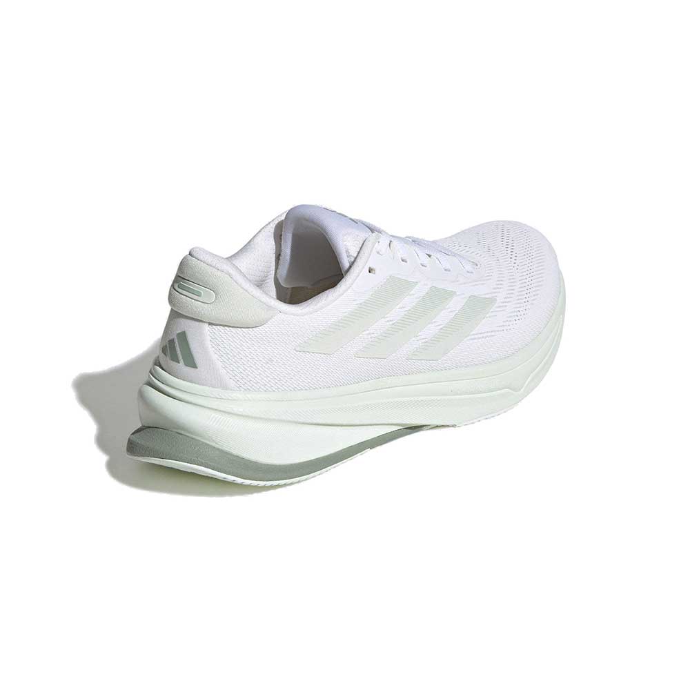 Women's Supernova Rise 2 Running Shoe - Wonder White/Crystal Jade/Silver Green - Regular (B)