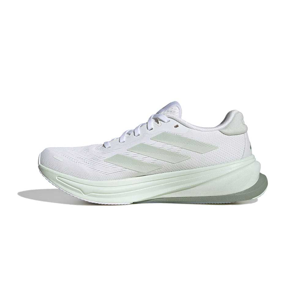 Women's Supernova Rise 2 Running Shoe - Wonder White/Crystal Jade/Silver Green - Regular (B)