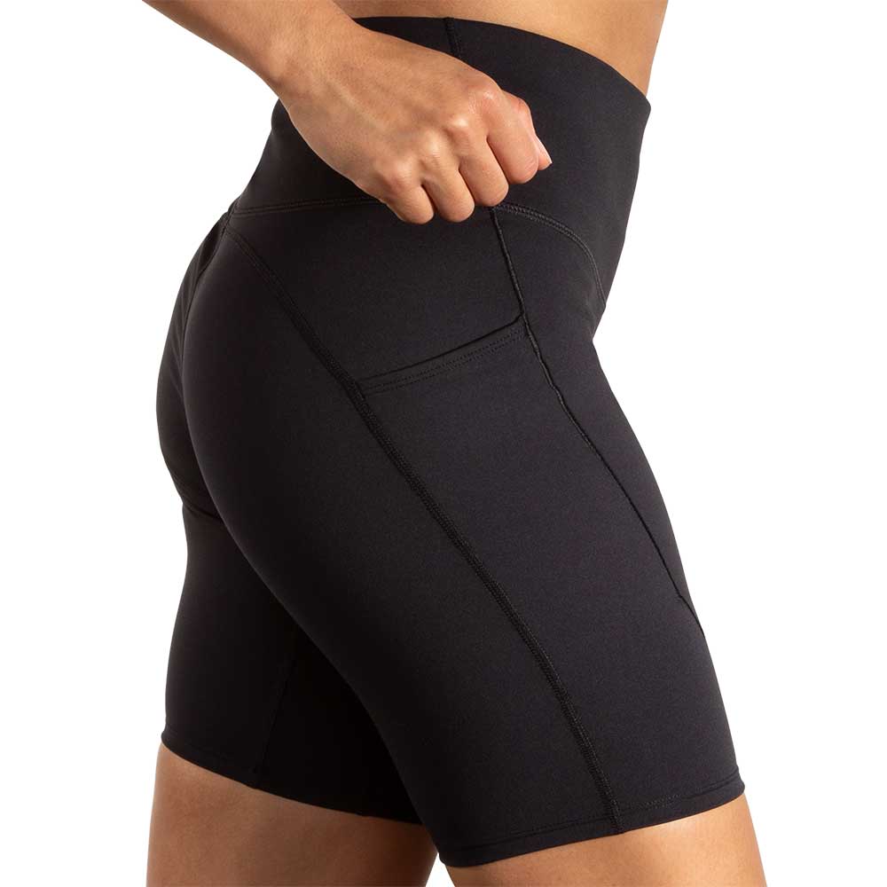 Women's Spark 8" Short Tight - Black