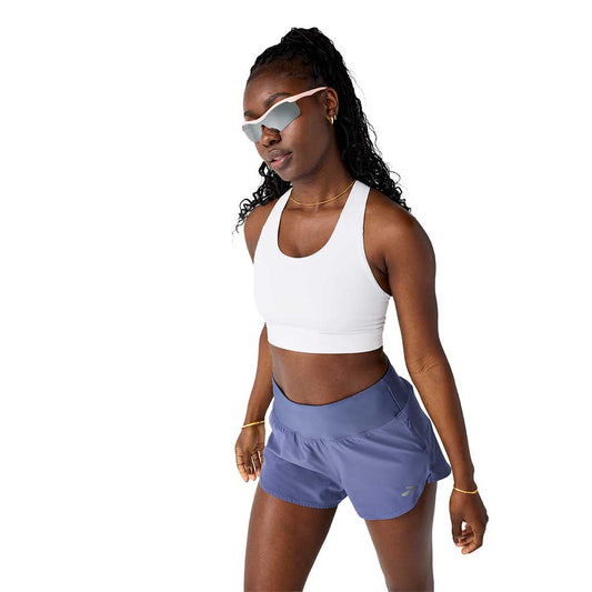 Women's Luxe Pocket Sports Bra - White