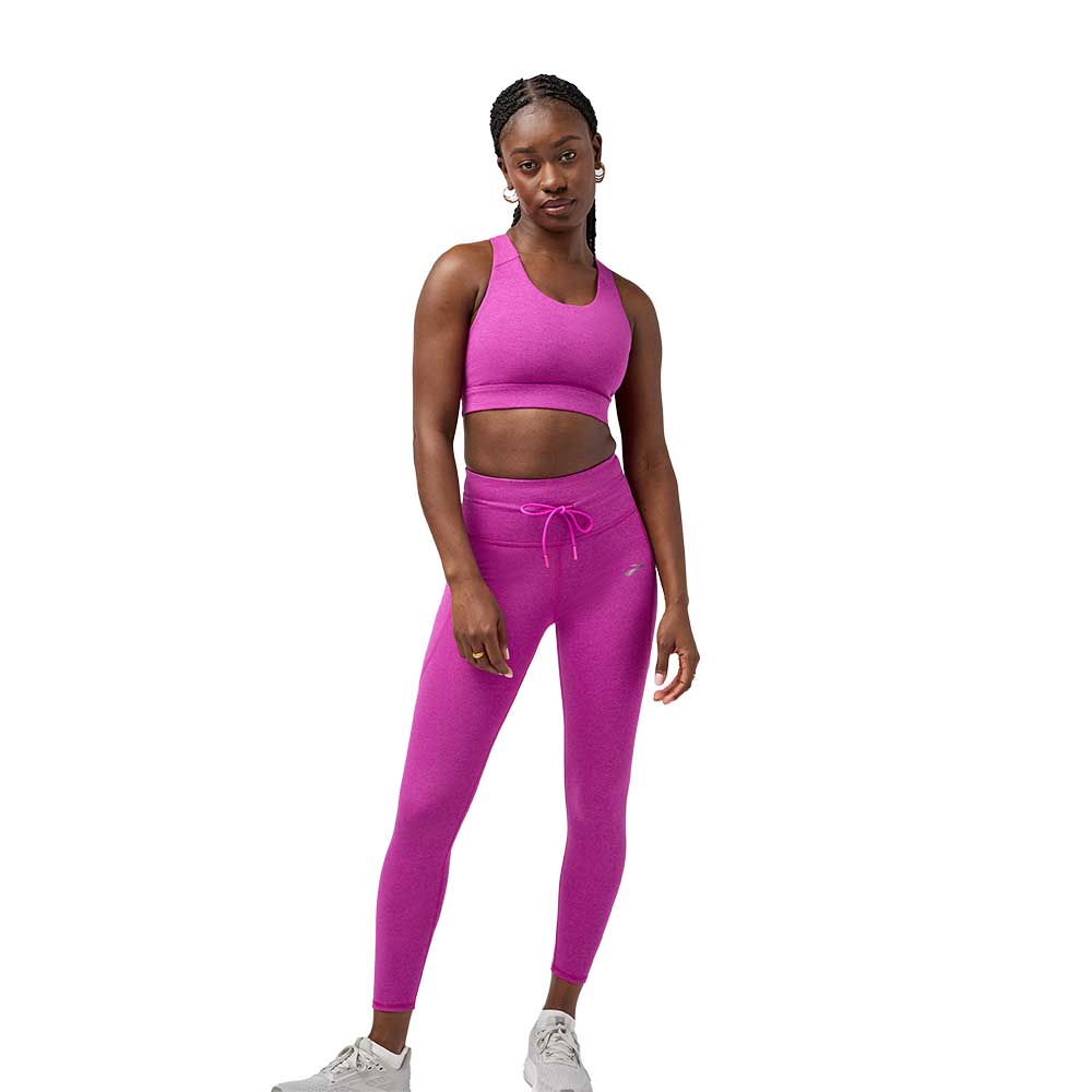 W Luxe Pocket Bra - Heather Magenta