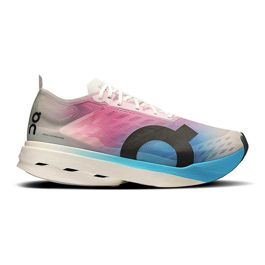 Men's Cloudboom Strike Running Shoe - White/Horizon - Regular (D)