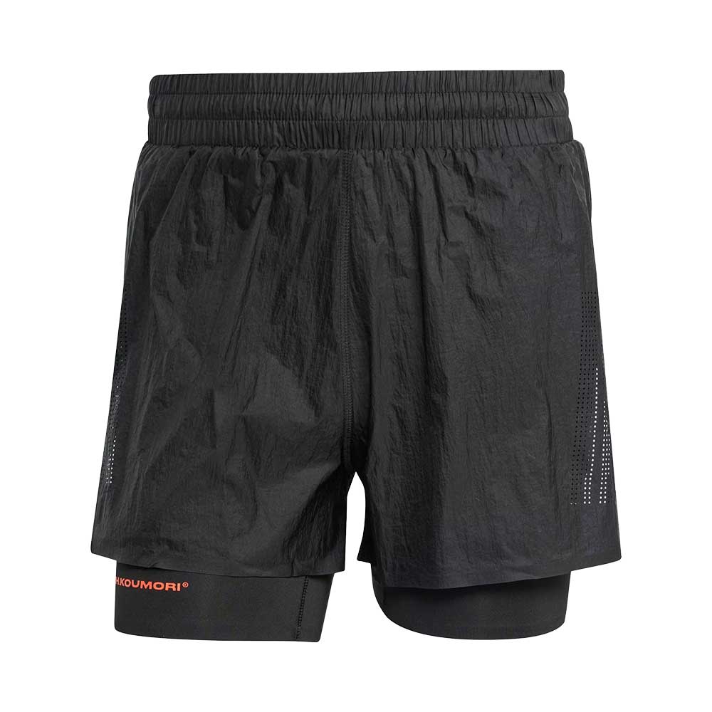 Men's ADI365 Hermanos Koumori Running 2-in-1 Short - Black
