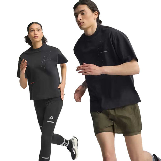 All Gender ADI3655 Hermanos Koumori Running T-Shirt - Black