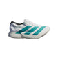 Men's Adios Pro 4 Running Shoe - Cloud White/Pure Teal/Carbon - Regular (D)