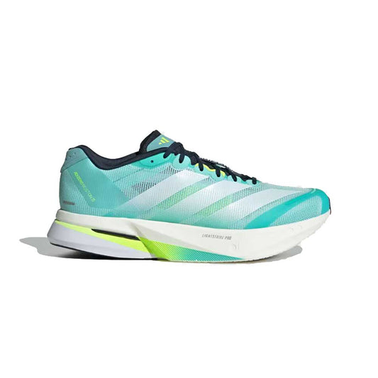 Men's Boston 13 Running Shoe - Flash Aqua/Ftwr White/Lucid Lemon - Regular (D)