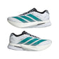 Men's Boston 13 Running Shoe - Cloud White/Pure Teal/Grey - Regular (D)