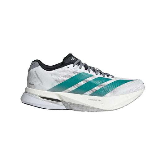 Women's Boston 13 Running Shoe - Cloud White/Pure Teal/Grey - Regular (B)