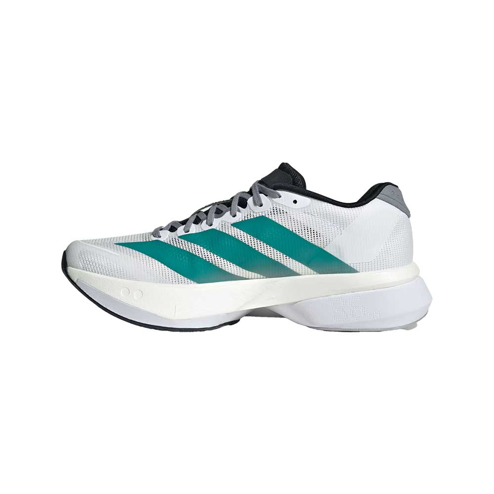 Women's Boston 13 Running Shoe - Cloud White/Pure Teal/Grey - Regular (B)