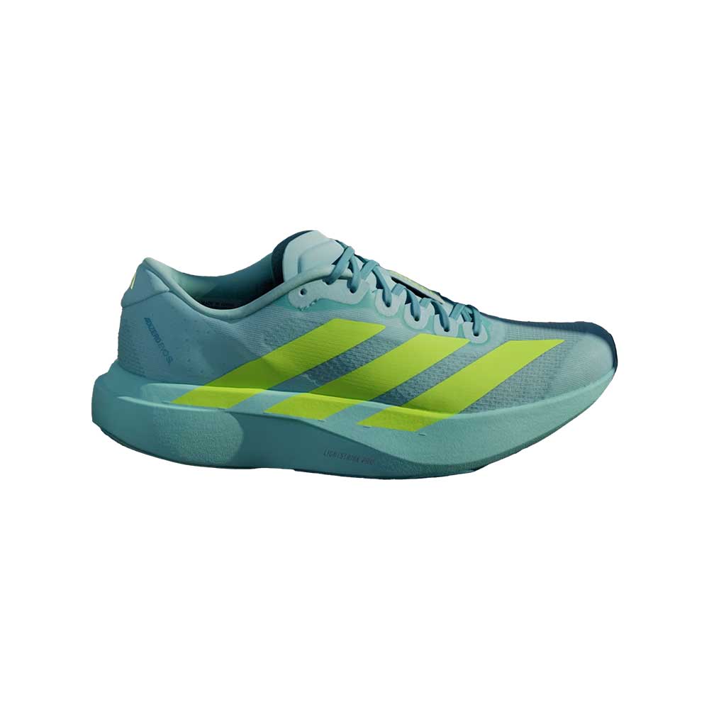Women's Adizero EVO SL Running Shoe - Semi Flash Aqua/Lucid Lemon/Mint Ton