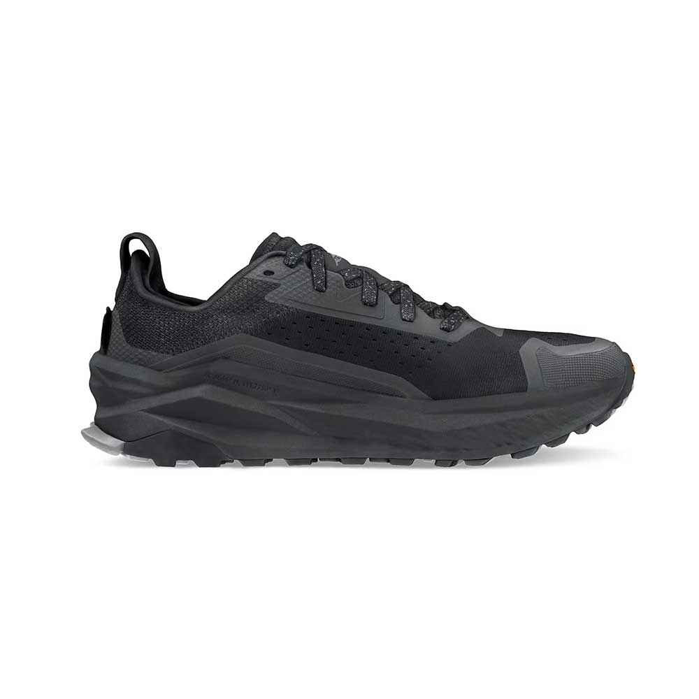 Men's Olympus 6 Trail Running Shoe - Black/Black - Regular (D)