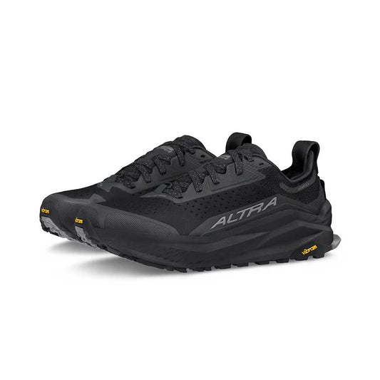Men's Olympus 6 Trail Running Shoe - Black/Black - Regular (D)
