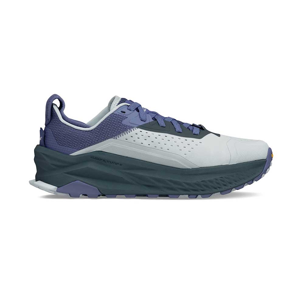 Women's Olympus 6 Trail Running Shoe - Gray/Blue - Regular (B)