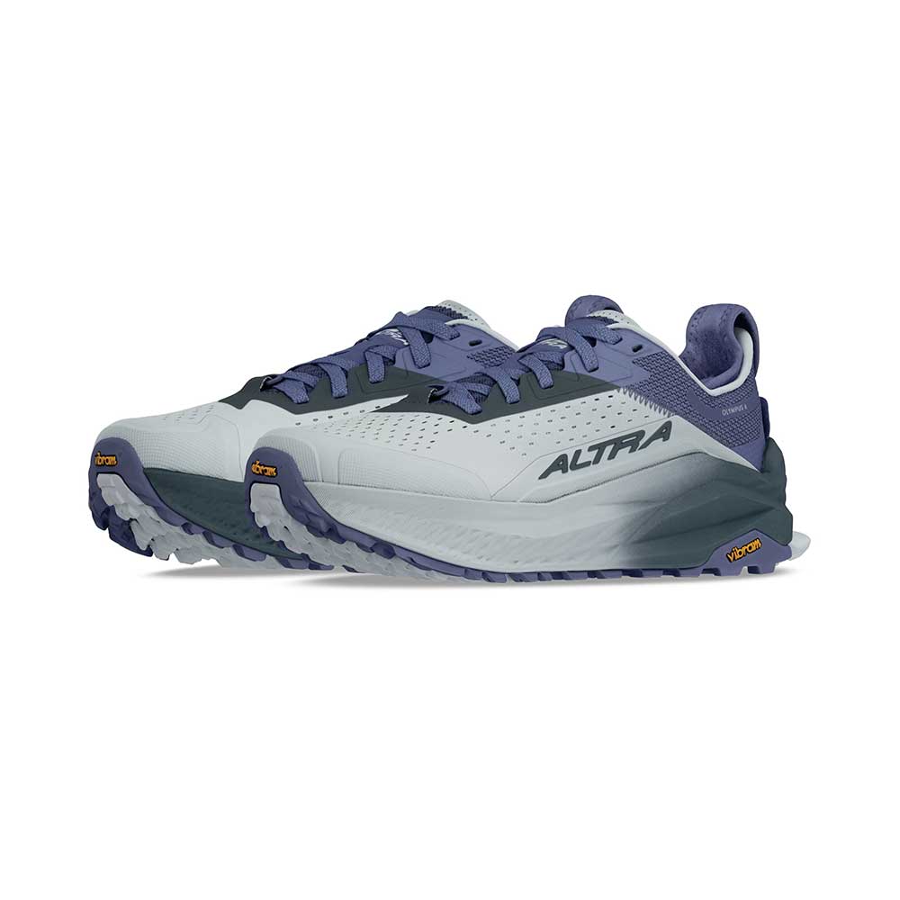 Women's Olympus 6 Trail Running Shoe - Gray/Blue - Regular (B)