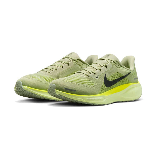 Men's Nike Pegasus 41 Running Shoe - Olive Aura/White/Volt/Barely Volt - Regular (D)