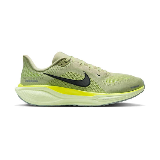 Men's Nike Pegasus 41 Running Shoe - Olive Aura/White/Volt/Barely Volt - Regular (D)
