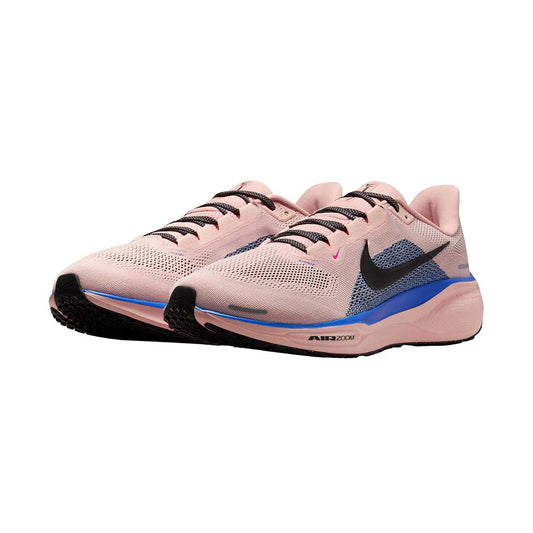 Men's Nike Pegasus 41 Running Shoe - Washed Coral/Black/Racer Blue/Hyper Pink - Regular (D)