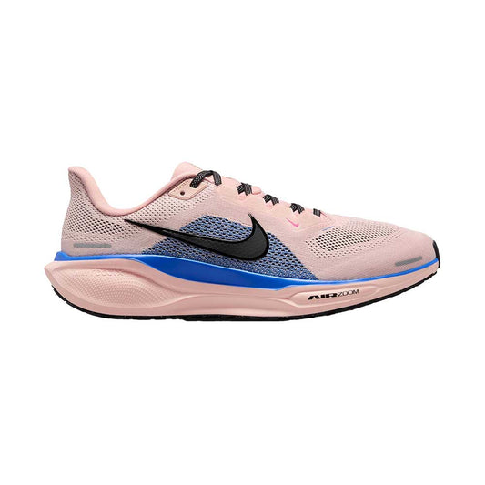 Men's Nike Pegasus 41 Running Shoe - Washed Coral/Black/Racer Blue/Hyper Pink - Regular (D)