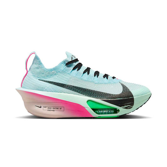 Women's Alphafly 3 Running Shoe - Glacier Blue/Black/Mint Foam/Green Shock - Regular (B)